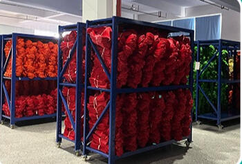 Well-organized stock for fast dispatch