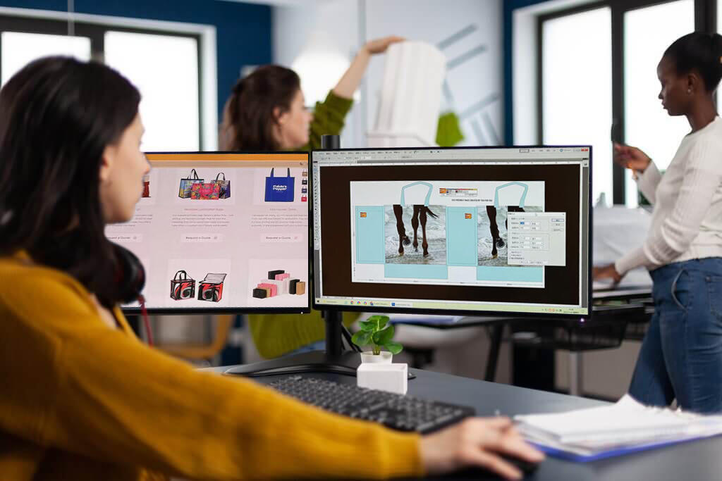 Artwork design for shopping bags Artwork design for shopping bags